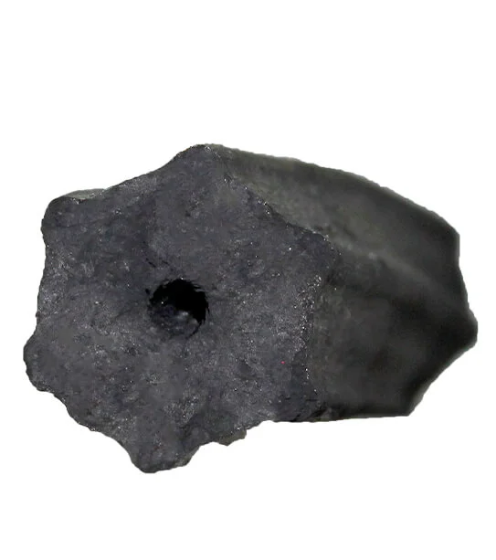Compressed charcoal - hexagon - 2